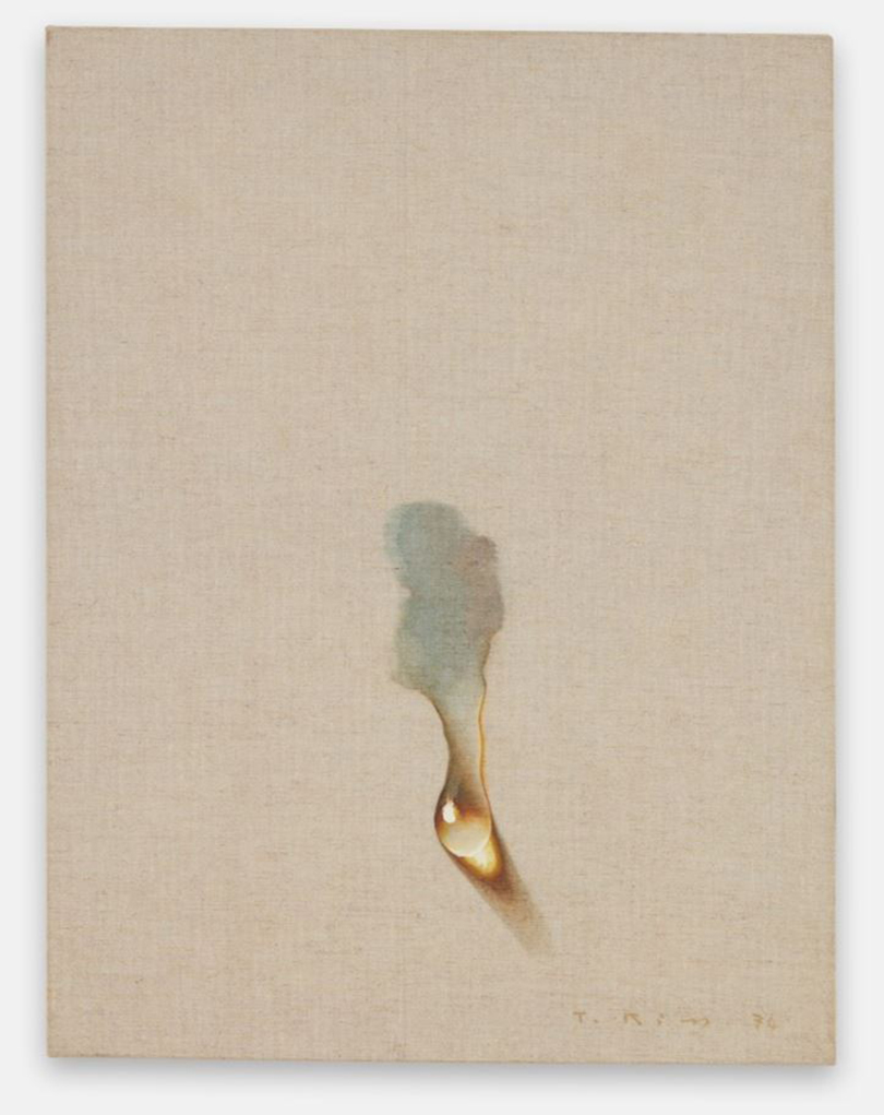 〈Waterdrops〉, 1974. oil on cavas, 65.1x50.2cm.