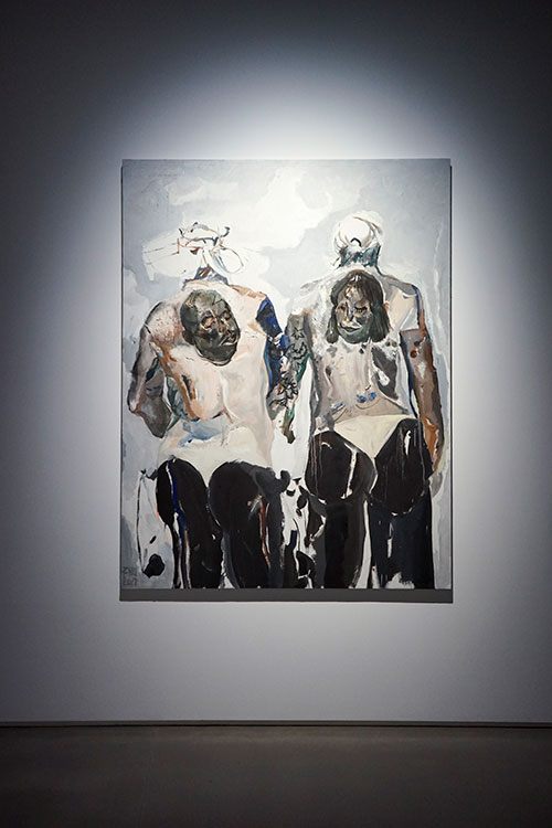 주 시앙민(ZHU Xiangmin),〈The Sailor No.1〉, 2017. 목탄연필, 캔버스에 오일, 130x170cm. Ⓒ아라리오갤러리