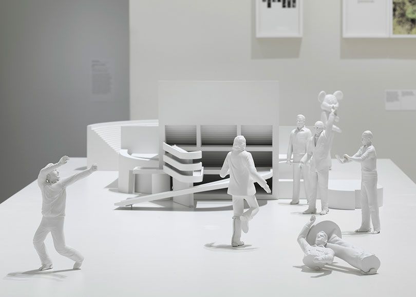 Ala Younis, 위대한 바그다드를 위한 계획(Plan for Greater Baghdad), 2015, 2차원 및 3차원 프린트와 모델.  David Heald의 사진 © 2016 Solomon R. Guggenheim Foundation, New York.