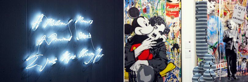 Above) exhibition view of KIAF 2015