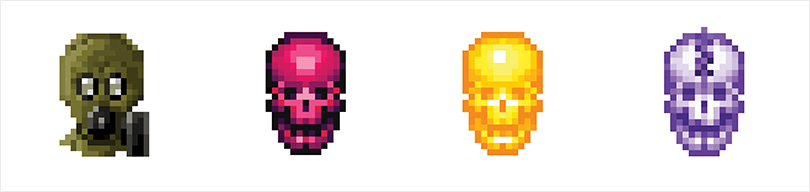 Camoz, Eternal Skull series, which can be seen in OpenSea.