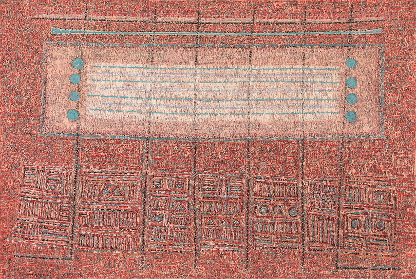 Rhee Seundja, 〈A Mother I Remember〉, 1962. Oil on canvas, 130 × 195 cm. Private collection.