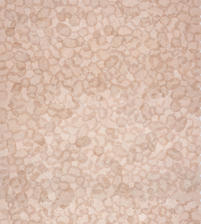 〈Dobae〉, 2015. Mixed media on Hanji, 400 × 200 cm (partial)