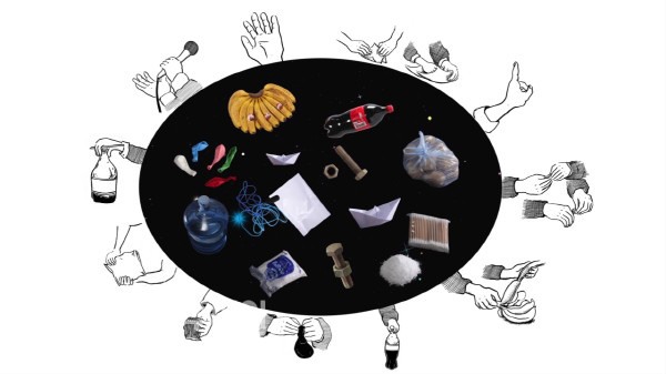 500 Men, Games and Free Gifts: 1 Pack of Q-tips, 1 Pack of Napkins, 1 Pen, 1 kg Sack of Sugar, 1 kg Sack of Salt, 1 Frame and 1 Pack of Potatoes ( 2018); provided by the artists