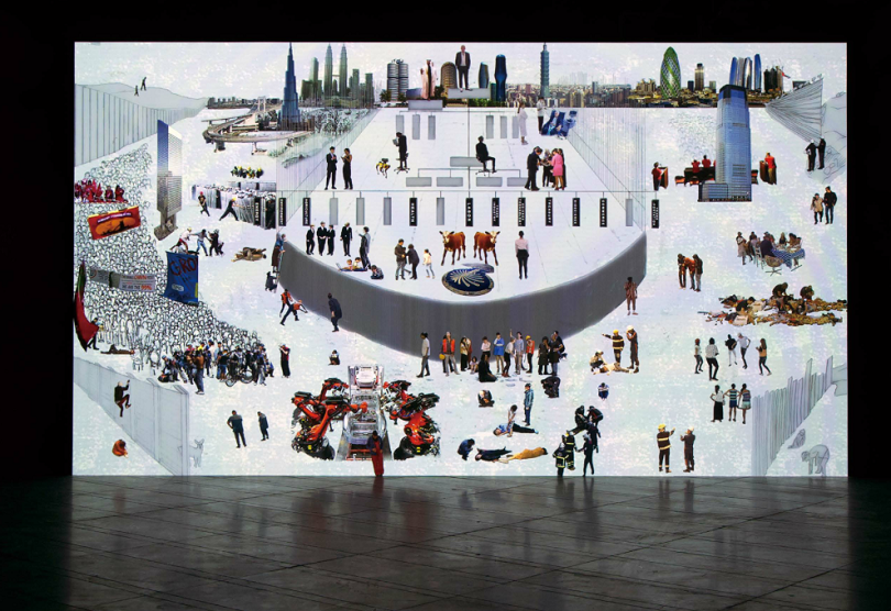 Yang Ah Ham, 〈Undefined Panorama 2.0〉, 2019. Single channel video, color, sound, 7 minutes. Being installed at Alternative Space LOOP. Image provided by Monthly Art