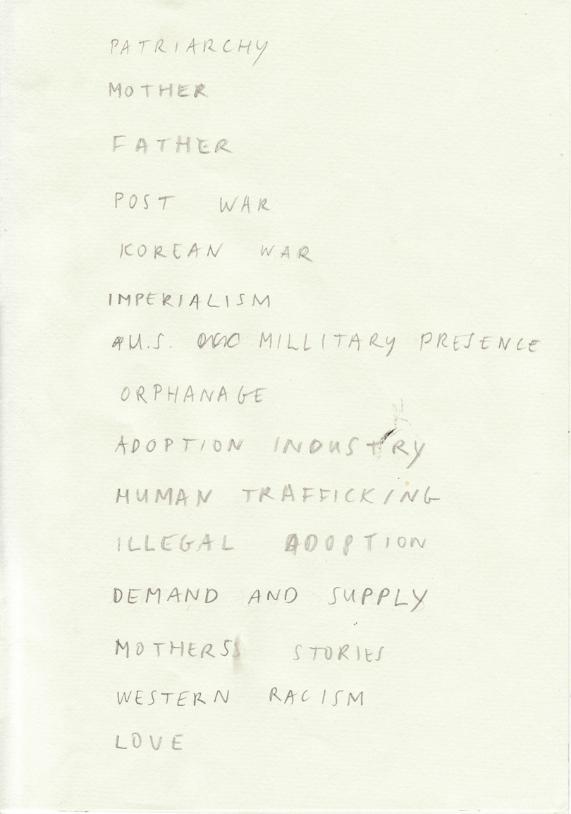 Sara Sejin Chang (Sara van der Heide), Patriarchy drawing as part of Mother Mountain Institute (2017–ongoing). Courtesy the artist.