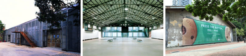 OCAT현대미술 터미널의 내외부 전경