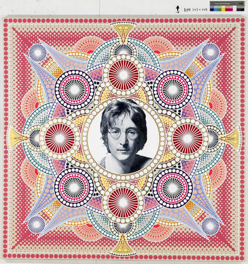 홍경택_존_레넌(Jonh_Lenon)_145X145cm__acrylic_&_oil_on_canvs_2007