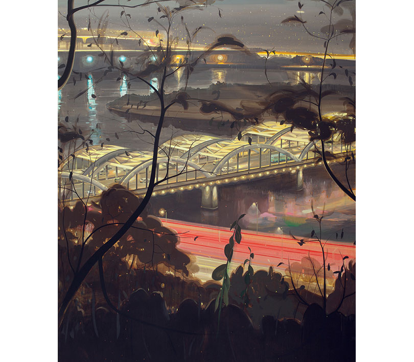 이호인, Crossing, 2016, Oil on canvas, 227 x 181.6cm