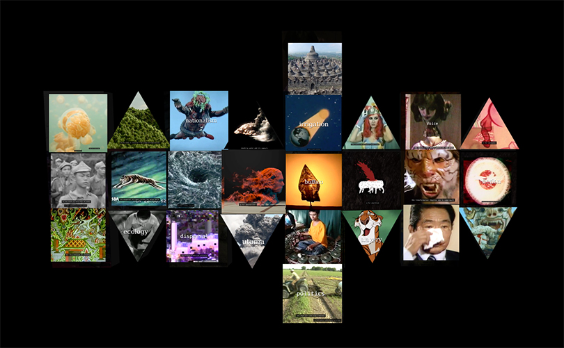 호추 니엔(Ho Tzu Nyen) 2019 Prints on acrylic, light box, metal f rame 193x120x3cm, courtesy of the artist and Edouard Malingue Gallery, 이미지 퍼블릭아트 제공.