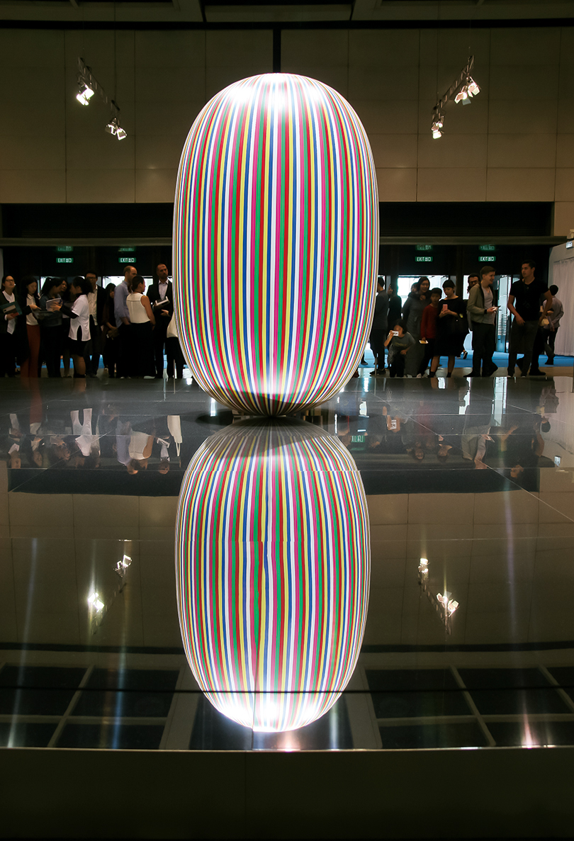 김수자〈연역적 오브제〉2016_제5회 아트바젤 홍콩(2017)에 설치된 김수자의 대형 설치작업. 국제갤러리/티나킴갤러리 출품작이다. 이미지 아트인컬처 제공.