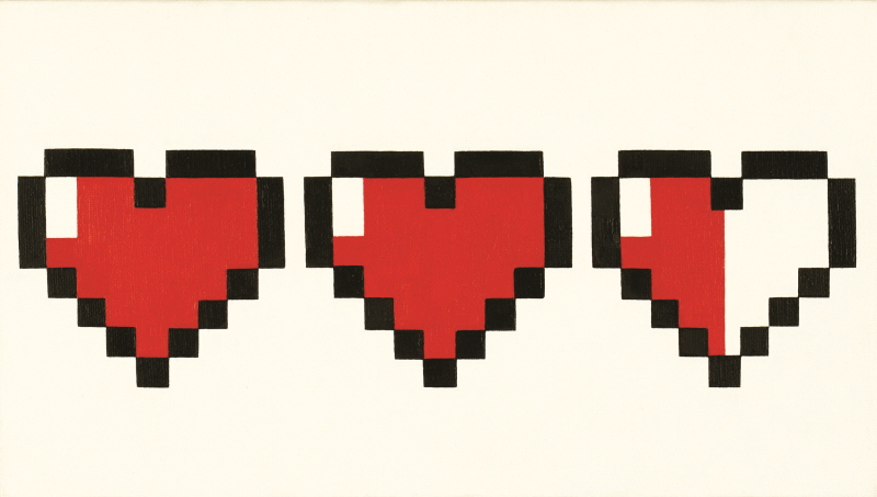 이윤성, 〈프로메테우스의 심장〉, 2019, 캔버스에 유채, 18×32cm