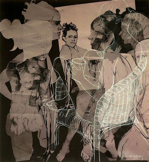 니콜라 카베리(Nicola Carberry), 〈Basket Chair〉, 2016. Mixed Media, 90×90cm. ‘Derwent Art Prize 2016’