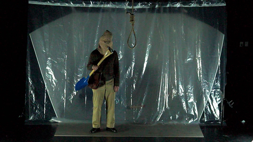 〈관 짜기 모임(인천아트플랫폼, 인천)〉, 공연, 60분, 2019. 이미지 인천아트플랫폼 제공. 