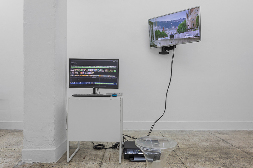 Exhibition view of Bangjoo Kim: (Don’t) Look at It (Project Space SARUBIA, Seoul, 2020)