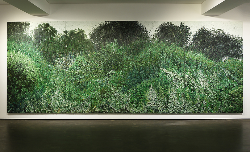 forest, 2015, oil on canvas, 227x 580cm