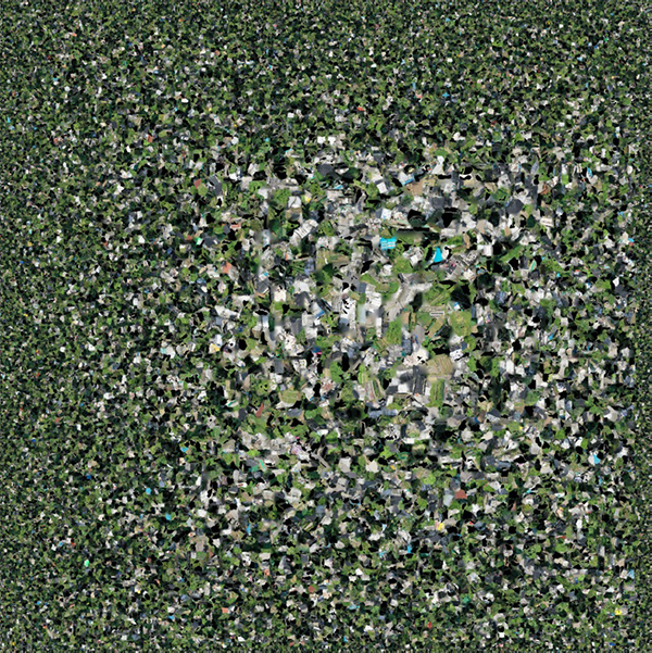 〈서울시 강남구 개포동 양재대로 478〉 Metashape 3D 공간 스캔 모델 텍스처. 이미지 제공: 이정우. 