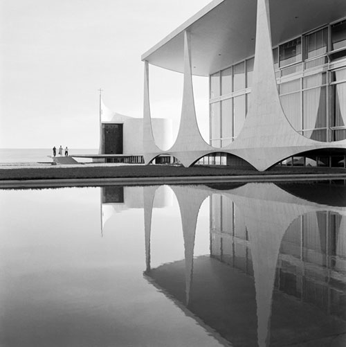 Lias Myrrah, Alvorada Palace Columns, 1958. Architect Oscar Niemeyer Engineer Joaquim