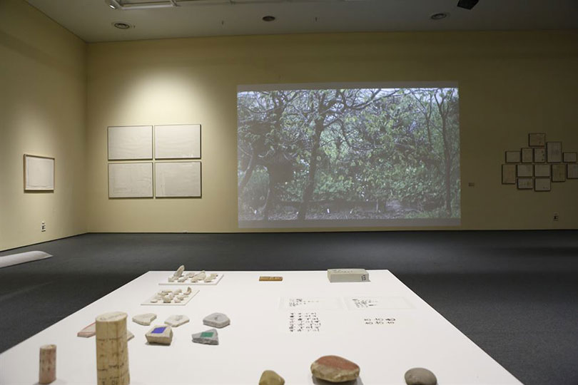 Installation view of
