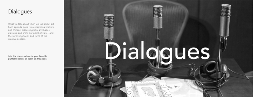 David Zwirner Podcast ‘Dialogue’