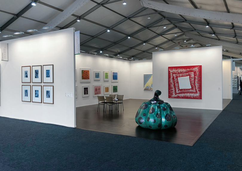 Installation view, David Zwirner Booth #E1 at India Art Fair, 2018 Courtesy David Zwirner
