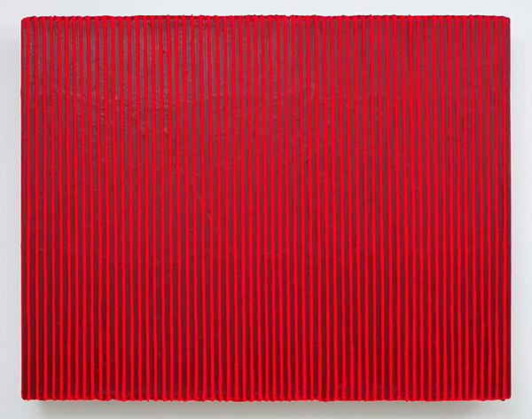 Park Seo-Bo, 〈Ecriture No. 160121〉, 2016. Acrylic with Korean hanji paper on canvas, 160 x 200 cm. ⓒPerrotin