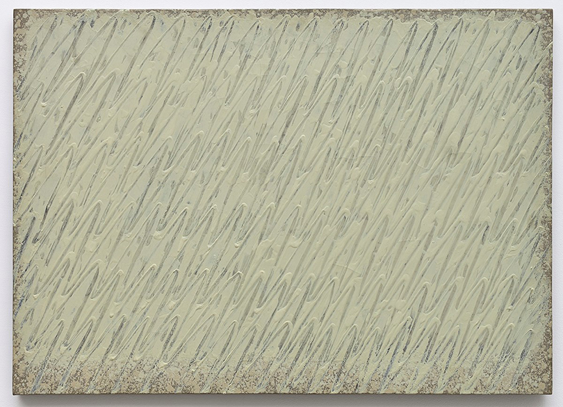 Park Seo-Bo, 〈Ecriture No. 235-85〉, 1985. Pencil and oil on hemp cloth, 65.1 x 90.9 cm. ⓒthe artist ⓒKukje Gallery