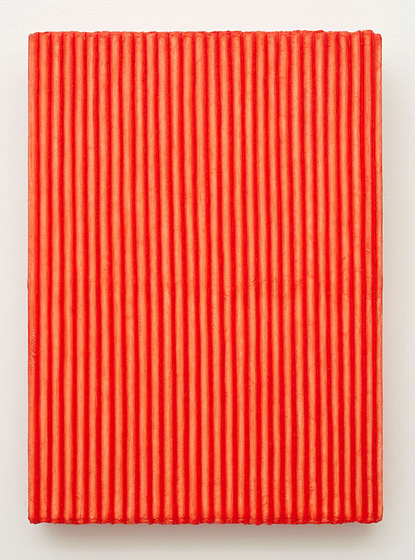 Park Seo-Bo, 〈Ecriture No. 160511〉, 2016. Acrylic with Korean hanji paper on canvas, 55 x 40 cm. ⓒthe artist ⓒTina Kim Gallery
