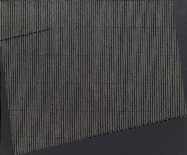 Park Seo-Bo, 〈Ecriture No. 981206〉, 1998. Mixed media with Korean hanji paper on canvas, 165 x 195 cm. ⓒthe artist ⓒTina Kim Gallery