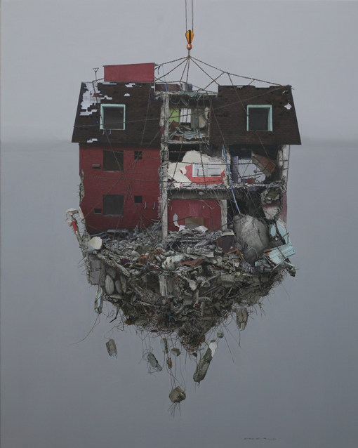 박인선 〈뿌리 series 01〉 혼합재료 91×72.7cm 2014 사진제공 아트인컬처